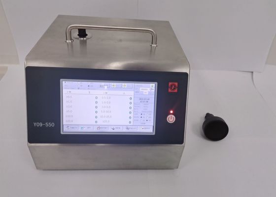 Goede prijs. 7inch van de de Laserlucht van het kleurenscherm 50LPM het Deeltjesteller met Zes Kanalen online